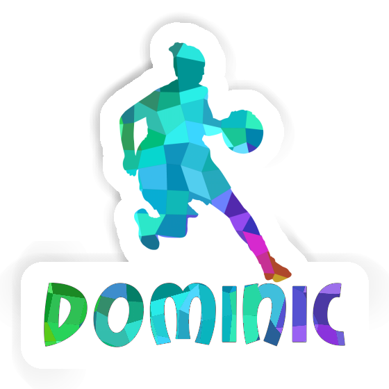 Joueuse de basket-ball Autocollant Dominic Gift package Image