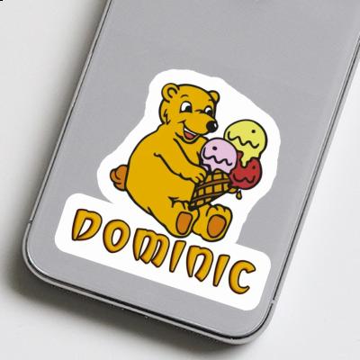 Dominic Sticker Eiscreme-Bär Notebook Dominic Sticker Eiscreme-Bär Notebook Image