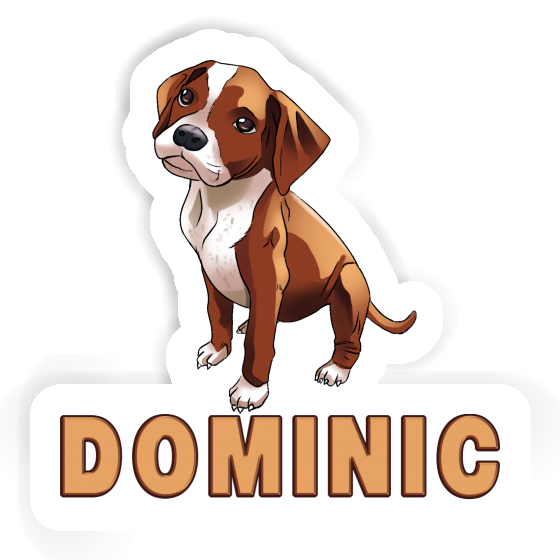 Aufkleber Boxerhund Dominic Notebook Aufkleber Boxerhund Dominic Notebook Image