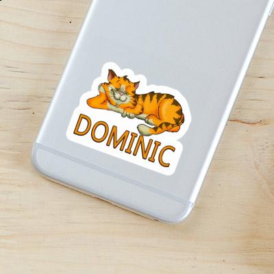 Autocollant Dominic Chat Laptop Autocollant Dominic Chat Laptop Image