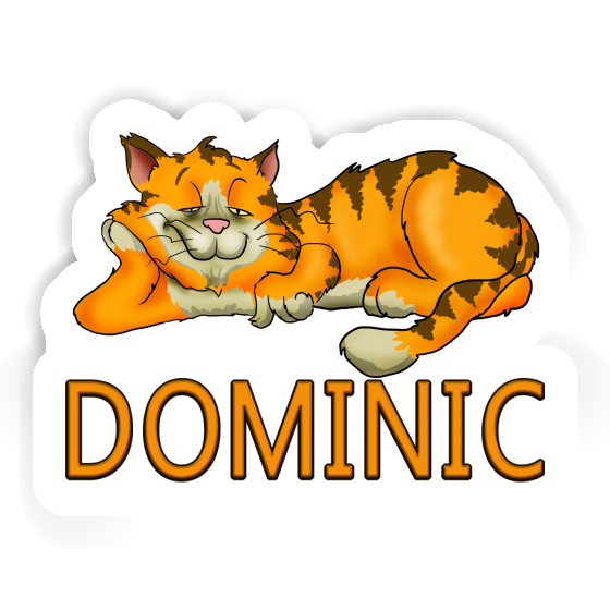 Autocollant Dominic Chat Autocollant Dominic Chat Image