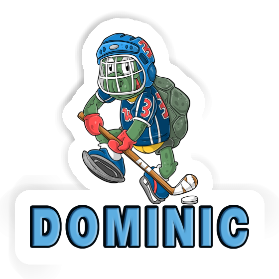 Dominic Sticker Eishockeyspieler Notebook Dominic Sticker Eishockeyspieler Notebook Image