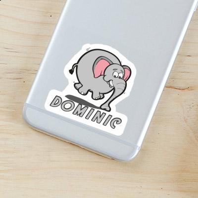Sticker Dominic Elefant Notebook Sticker Dominic Elefant Gift package Image