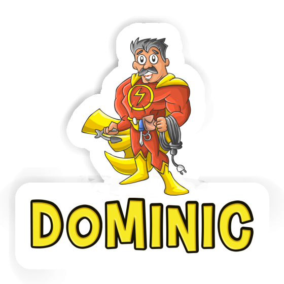 Sticker Dominic Elektriker Image