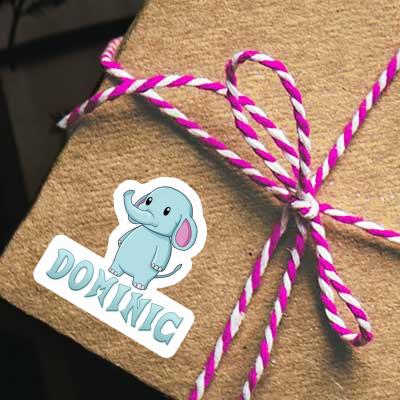 Elephant Sticker Dominic Notebook Image