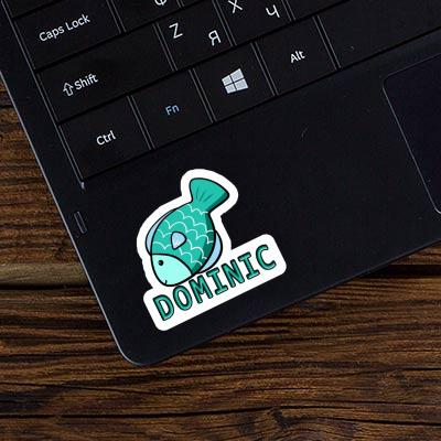 Aufkleber Fisch Dominic Notebook Aufkleber Fisch Dominic Notebook Image