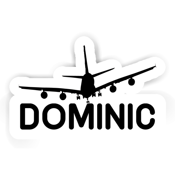 Sticker Dominic Flugzeug Notebook Sticker Dominic Flugzeug Gift package Image