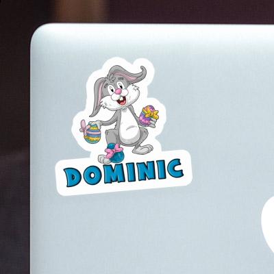 Dominic Autocollant Lapin de Pâques Laptop Dominic Autocollant Lapin de Pâques Laptop Image