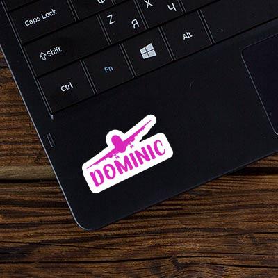Flugzeug Sticker Dominic Notebook Image