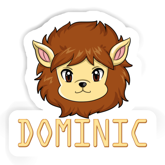 Dominic Autocollant Tête de lion Laptop Dominic Autocollant Tête de lion Laptop Image