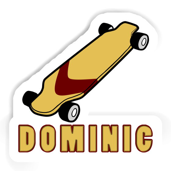 Autocollant Dominic Longboard Laptop Image