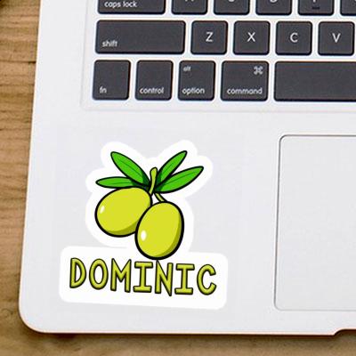 Autocollant Olive Dominic Laptop Image