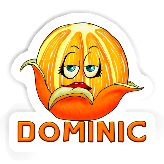 Orange Aufkleber Dominic Notebook Orange Aufkleber Dominic Gift package Image