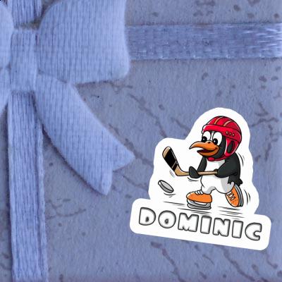 Dominic Autocollant Pingouin de hockey Image