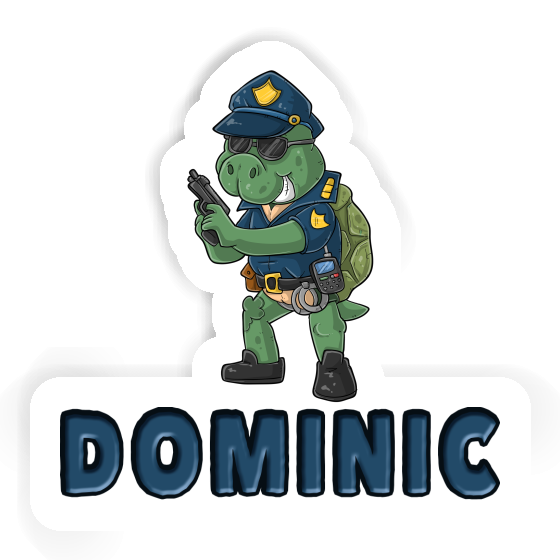 Sticker Polizist Dominic Notebook Image