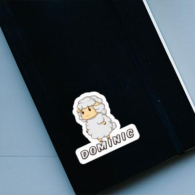 Dominic Sticker Sheep Laptop Dominic Sticker Sheep Laptop Image