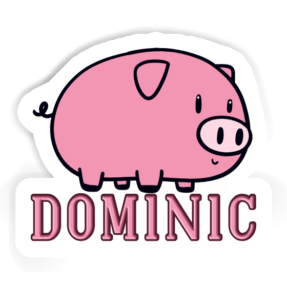 Autocollant Cochon Dominic Notebook Autocollant Cochon Dominic Gift package Image