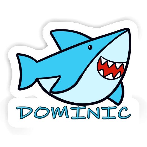 Dominic Autocollant Requin Image
