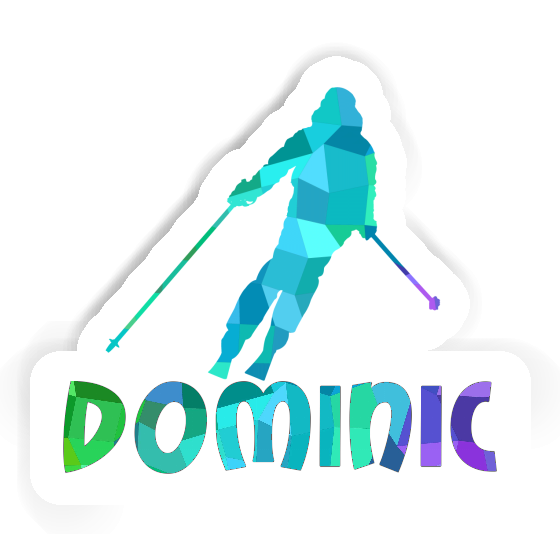 Dominic Sticker Skifahrerin Laptop Dominic Sticker Skifahrerin Laptop Image
