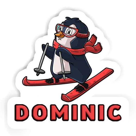 Dominic Aufkleber Skifahrerin Notebook Dominic Aufkleber Skifahrerin Gift package Image