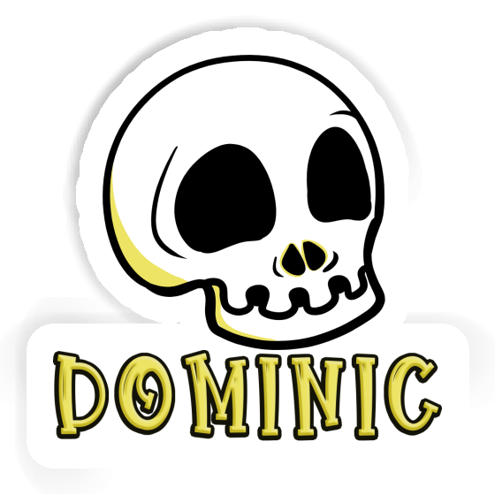 Dominic Aufkleber Totenkopf Notebook Dominic Aufkleber Totenkopf Notebook Image