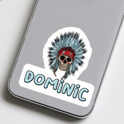 Sticker Dominic Indian Skull Gift package Image