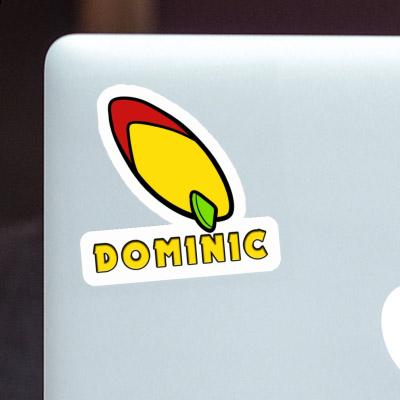 Autocollant Dominic Planche de surf Notebook Autocollant Dominic Planche de surf Gift package Image
