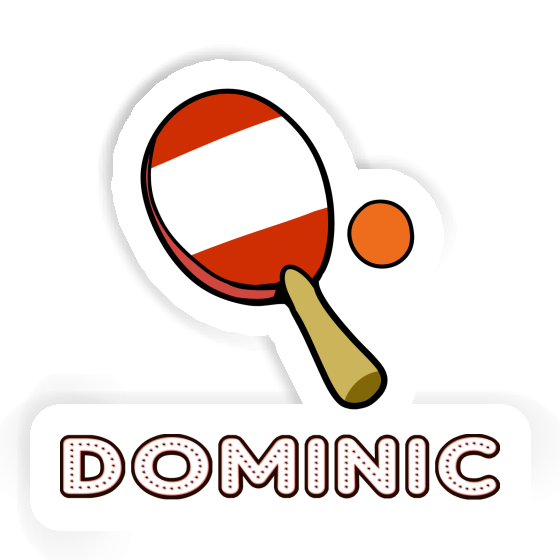 Autocollant Dominic Raquette de ping-pong Gift package Image