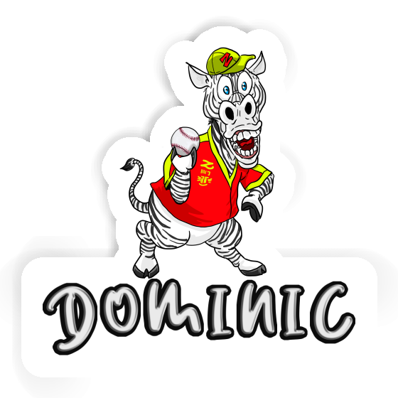 Sticker Dominic Baseballer Notebook Sticker Dominic Baseballer Gift package Image