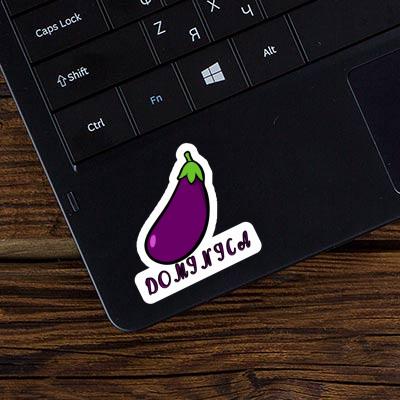 Aubergine Autocollant Dominica Laptop Aubergine Autocollant Dominica Laptop Image