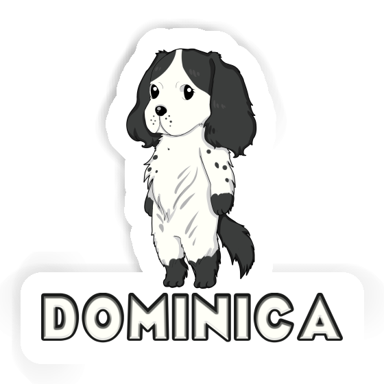 Autocollant Cocker Dominica Image