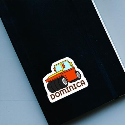 Autocollant Dominica Rouleau à pneus Notebook Autocollant Dominica Rouleau à pneus Notebook Image