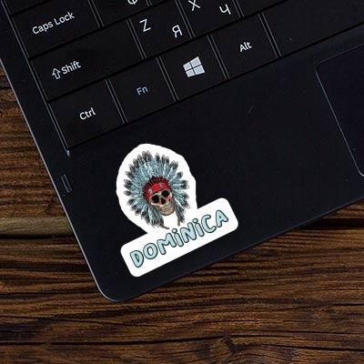 Sticker Dominica Skull Laptop Sticker Dominica Skull Laptop Image