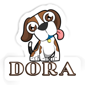 Sticker Beagle Dora Image