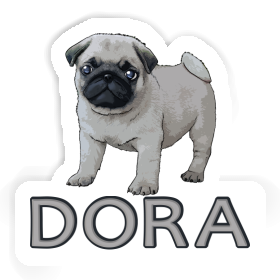 Aufkleber Dora Mops Image