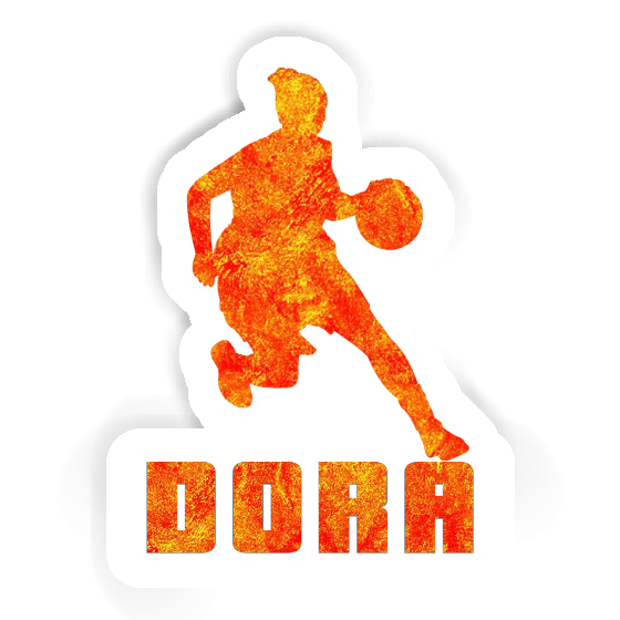 Sticker Basketballspielerin Dora Notebook Sticker Basketballspielerin Dora Gift package Image