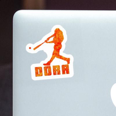 Sticker Baseball Player Dora Notebook Sticker Baseball Player Dora Gift package Image