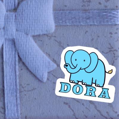 Sticker Elephant Dora Notebook Sticker Elephant Dora Gift package Image