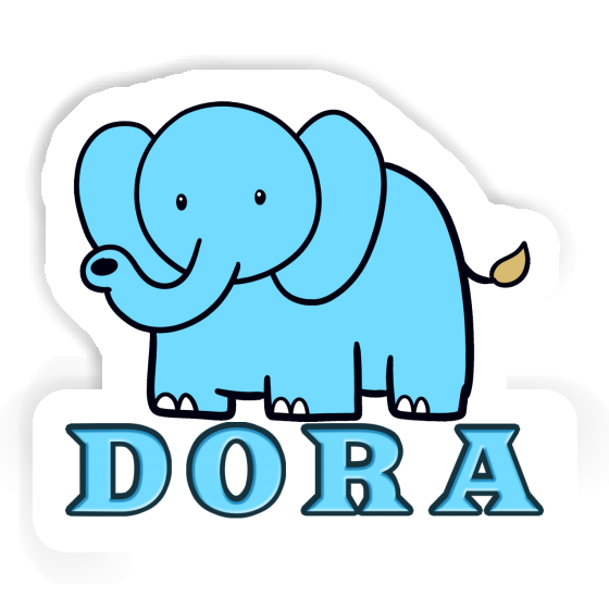 Sticker Elephant Dora Sticker Elephant Dora Image