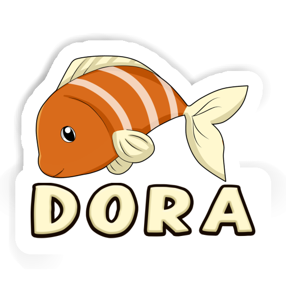Fish Sticker Dora Laptop Fish Sticker Dora Laptop Image