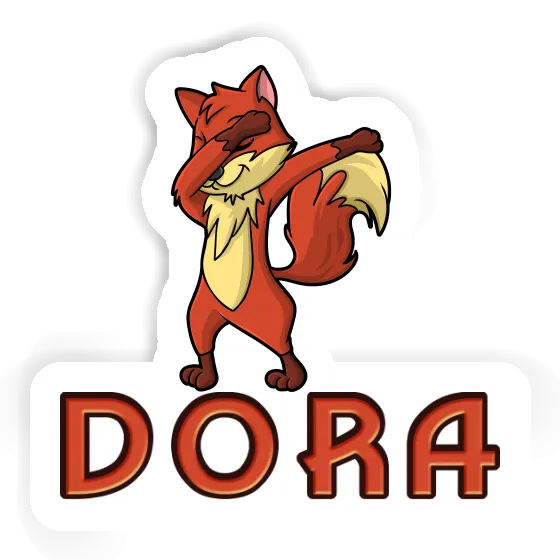 Aufkleber Fuchs Dora Gift package Image