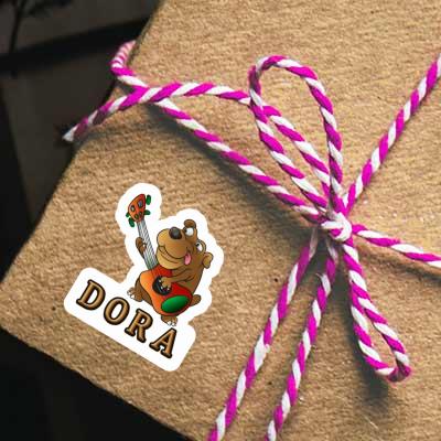 Gitarrenhund Aufkleber Dora Notebook Image