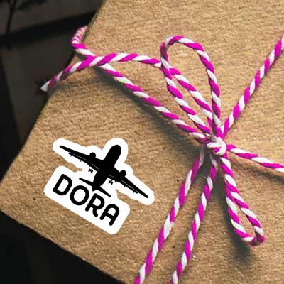 Sticker Jumbo-Jet Dora Laptop Image