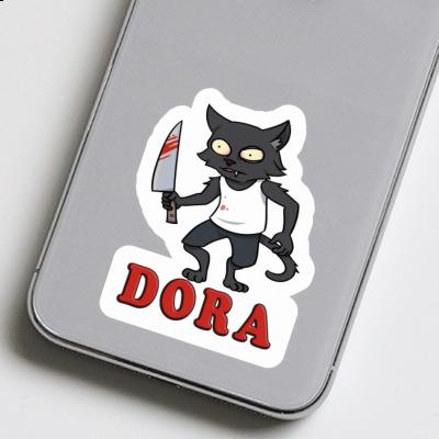 Psycho-Katze Aufkleber Dora Psycho-Katze Aufkleber Dora Image