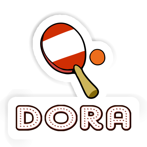 Table Tennis Racket Sticker Dora Notebook Table Tennis Racket Sticker Dora Gift package Image