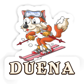 Skier Sticker Duena Image