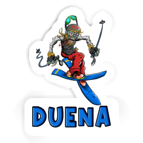Duena Sticker Skier Image