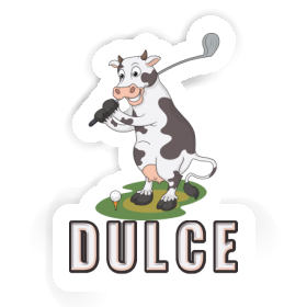 Golf Cow Sticker Dulce Image