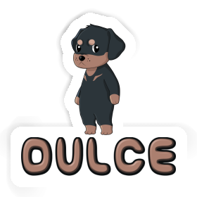 Dulce Autocollant Rottweiler Image