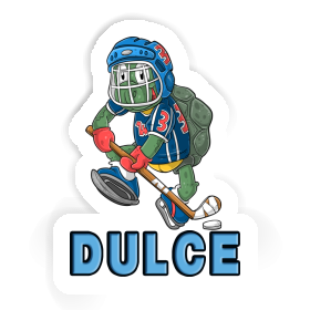 Sticker Hockey Player Dulce Image